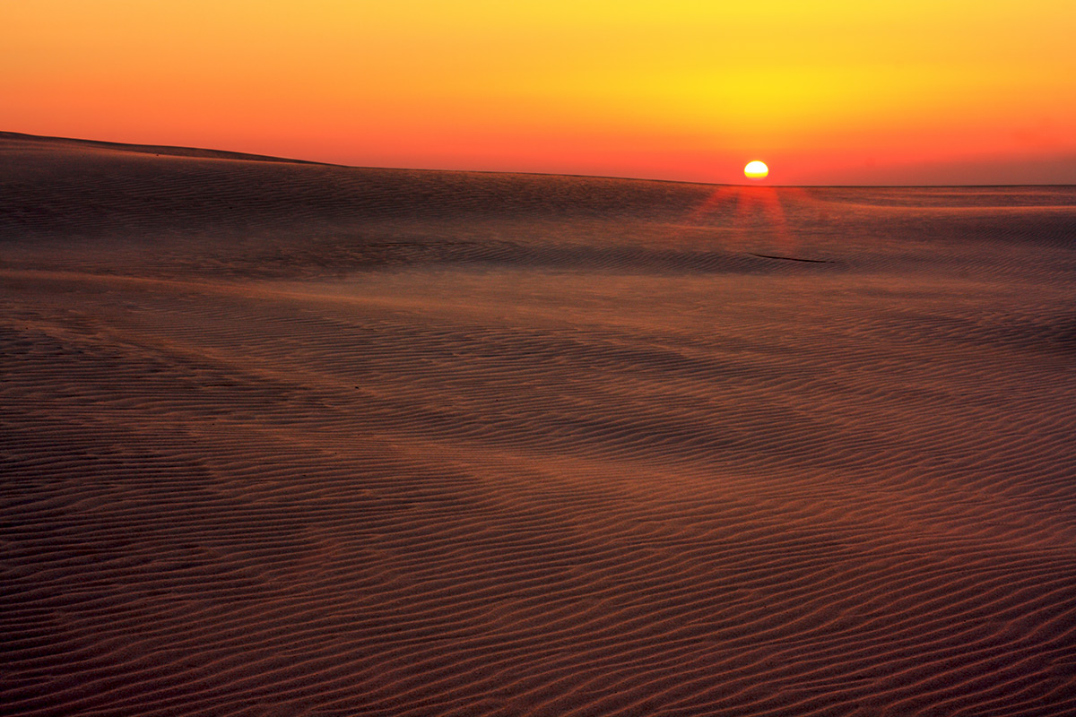 Písečné duny Polsko