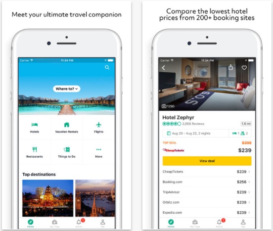 Aplikace Trip Advisor