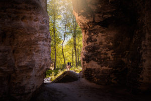 Skalní město Tiské stěny - Výlet se psem