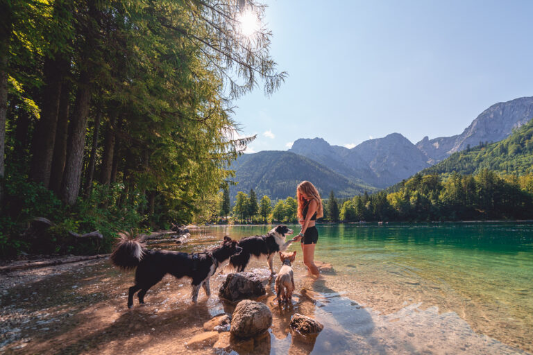 Rakousko se psem - Jezera Vorderer Langbathsee a Hinterer Langbathsee - Výlet - Rakousko se psem - Solná Komora - Greenmind.cz - Cestování se psem