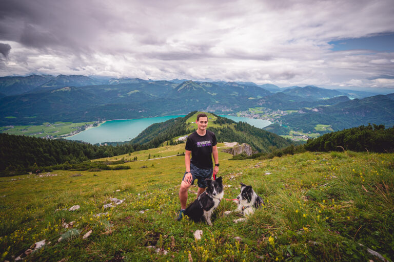 Rakousko se psem - Ovčí hora - Schafberg - Nejstrmější zubačka v Rakousku - Vlak - Wolfgangsee - Attersee - Mondsee - Výlet - Rakousko se psem - Solná Komora - Greenmind.cz - Cestování se psem