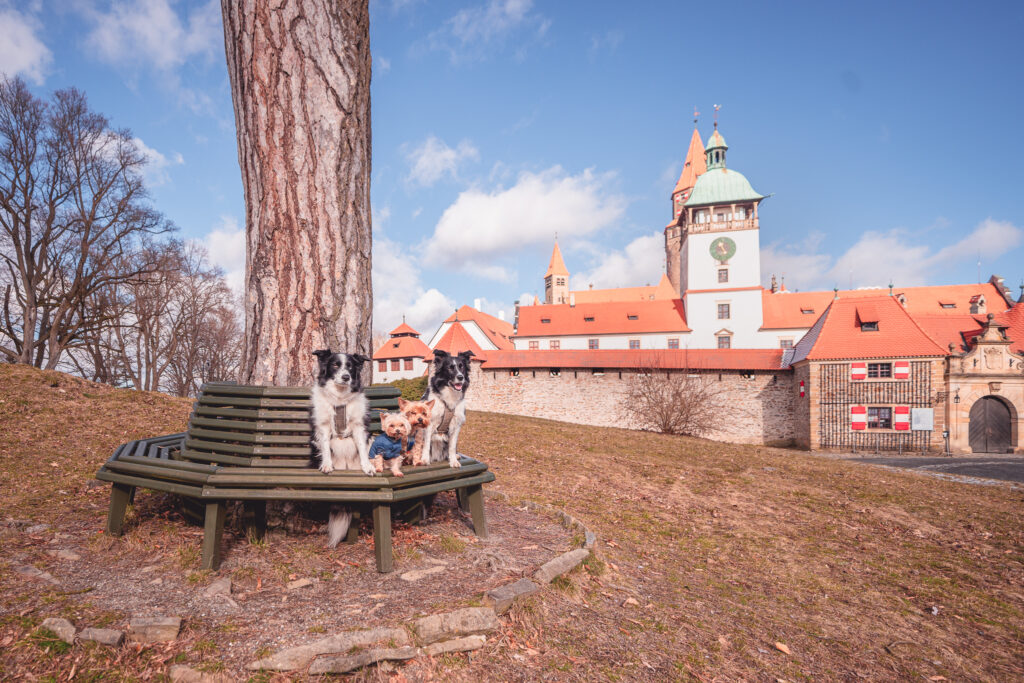 Romantický hrad Bouzov - Výlet se psem - Greenmind.cz - Cestování se psem