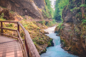 Nejznámější slovinská soutěska Vintgar - Triglavský národní park - Bled - Greenmind.cz - Cestování se psem