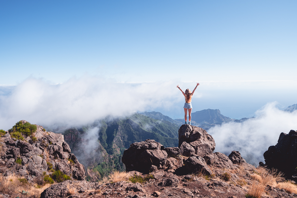 Úvodní stránka 15 Madeira - Portugalsko - Hřebenovka - Pico do Arieiro - Pico Ruivo - Nejvyšší vrchol Madeiry - Výlet - Greenmind.cz - Cestování se psem